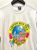 Vintage Lipton Sun Tea Beach Club T-Shirt Sz L