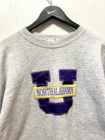 Vintage University of North Alabama Sweatshirt Varsity Letters Sz L