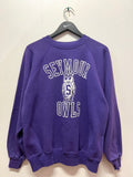 Vintage Seymour Owls Purple Sweatshirt Sz  L