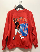 NWT Vintage I Gotta Pass Football Throw Sweatshirt Sz L