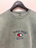 Tommy Girl Sweatshirt Embroidered Sz L
