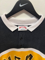 Vintage Nutmeg Mills USM University of Southern Mississippi Rugby Style Collared Sweatshirt Sz L