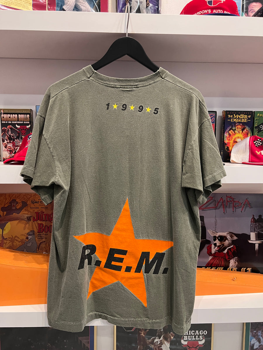Vintage R.E.M. 1995 Monster Tour Star T-shirt Sz XL – 812