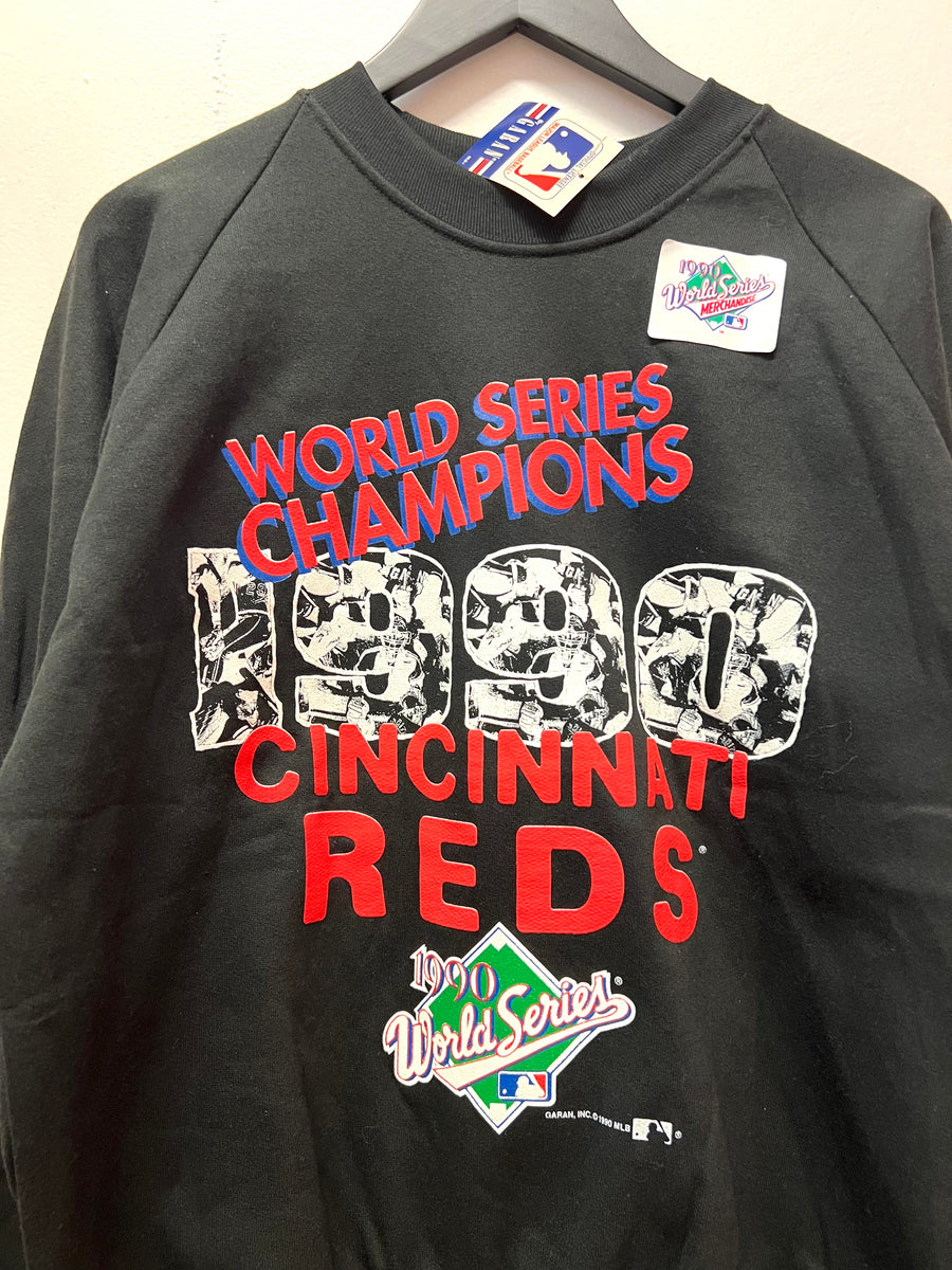 Vintage 1990 MLB Cincinnati Reds World Series Champions T-shirt Made in USA