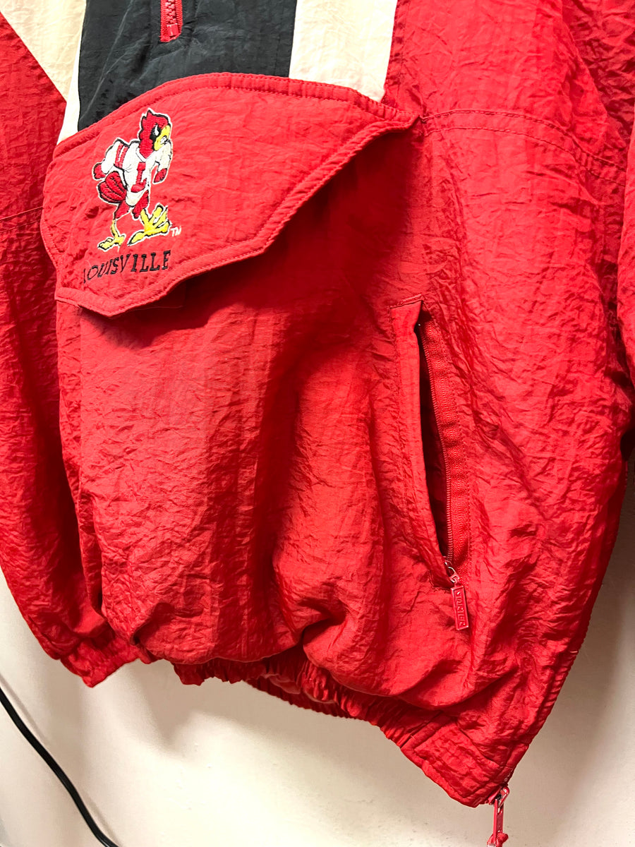 Louisville Cardinals Windbreaker Jacket Sz S – 812 Vintage
