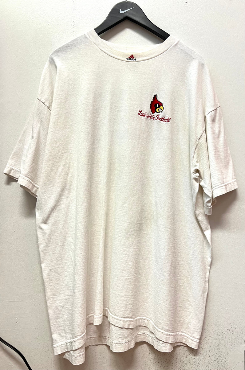Adidas Shirt Louisville Cardinals Football Button Down Men's Size XL  Embroidered