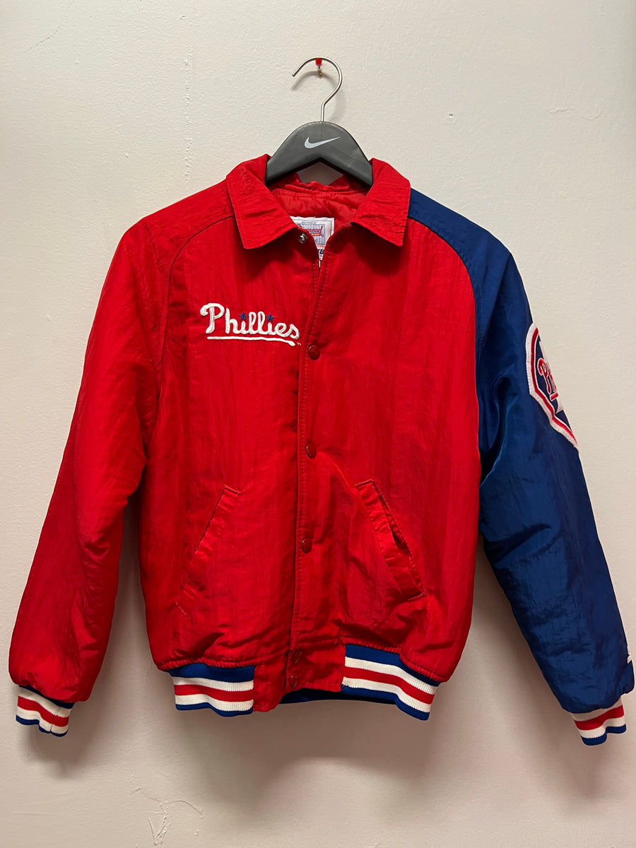 Philadelphia Phillies Baseball Starter Jacket Sz Kids S – 812 Vintage