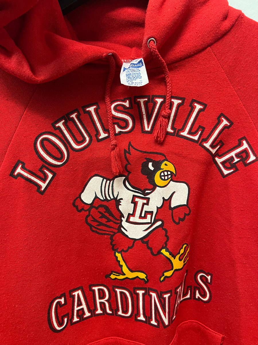 Vintage Jerzees University of Louisville Cardinals Hoodie Sz S – 812 Vintage