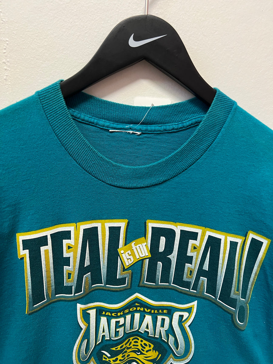 Jacksonville Jaguars Teal is for Real! T-Shirt Sz L – 812 Vintage