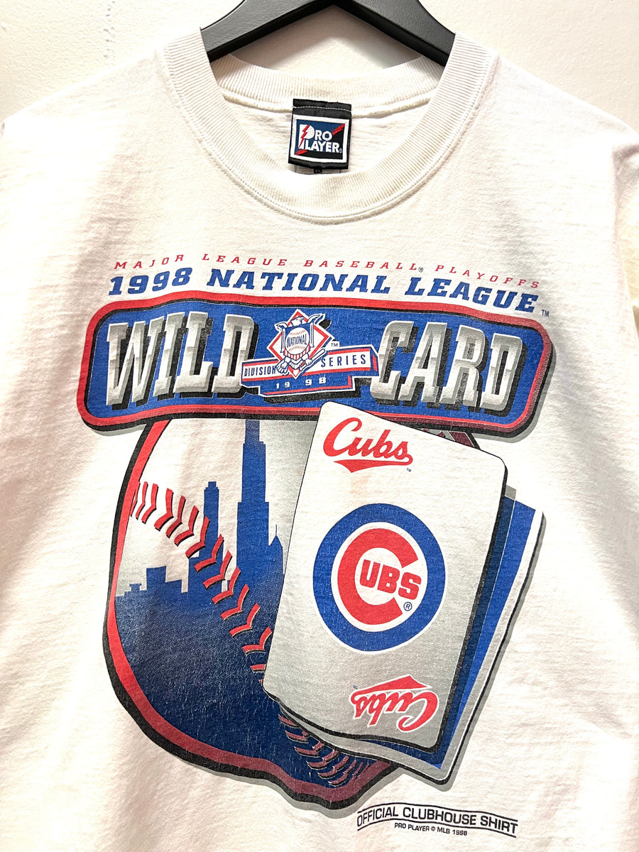 Vintage 1998 Chicago Cubs MLB Wild Card Playoff