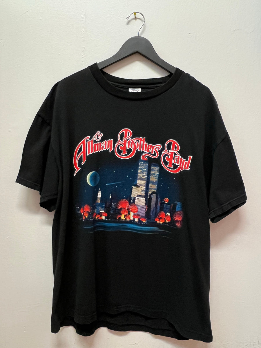 Vintage 2001 The Allman Brothers Band The Road Goes on Forever Tour New  York World Trade Center T-Shirt Sz XL