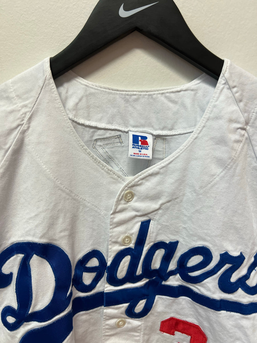 VTG LOS ANGELES DODGERS #31 PIAZZA AUTHENTIC RUSSELL ATHLETIC JERSEY SIZE 46