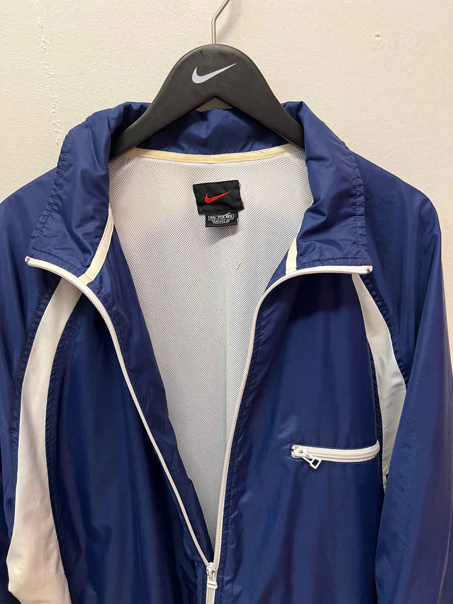 Blue vintage 2025 nike windbreaker