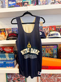 Vintage University of Notre Dame  Champion Reversible Basketball Practice Jersey Sz M Made in USA
