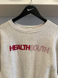 Vintage Healthsouth Gray Champion Reverse Weave Sweatshirt Sz M Made in USA