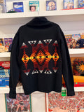 Pendleton Aztec Style Lambswool Shawl Cardigan Sz L