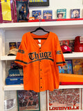 Vintage WWF TAZZ TAZZMISSION Thugz #13 Baseball Style Jersey Sz XL
