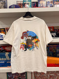 Vintage Looney Tunes T-Shirt Sz L Front and Back Graphics Made in USA
