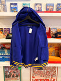 Polo Ralph Lauren Blue Tigers Varsity Sherpa Fleece Zip Up Collegiate Hoodie  Sz L