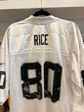 Vintage Jerry Rice #80 Oakland Raiders Reebok Jersey Sz XL