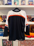 NWT CCM Black White Orange  Hockey Jersey Sz S