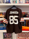 Vintage Kevin Johnson #85 Cleveland Browns Jersey Sz XL