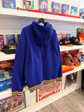 Polo Ralph Lauren Blue Tigers Varsity Sherpa Fleece Zip Up Collegiate Hoodie  Sz L