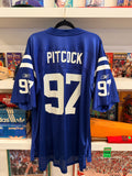 Quinn Pitcock #97 Indianapolis Colts Reebok Jersey Sz XL