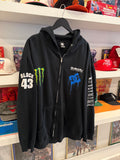Subaru Rally Team Monster Energy Block # 43 DC Zip Up Hoodie Sz XXL