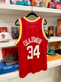 Olajuwon #34 Houston Rockets NBA Champion Jersey Sz 40/M Made in USA