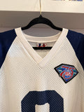 Vintage Troy Aikman Dallas Cowboys 75th Anniversary Logo Athletic Jersey Sz L Made in USA