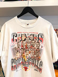 Vintage Chicago Bulls 1991 NBA World Champs Caricature Salem Sportswear T-Shirt Sz XL