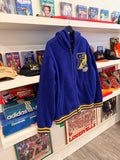 Polo Ralph Lauren Blue Tigers Varsity Sherpa Fleece Zip Up Collegiate Hoodie  Sz L