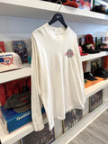Vintage Indiana University Emblem Long Sleeve T-Shirt Sz XL Front and Back Graphics