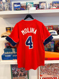 Yadier Molina #4 St Louis Cardinals MLB Baseball Jersey Sz XL