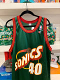 Vintage Shawn Kemp Seattle SuperSonics NBA Champion Jersey Sz 48/XL