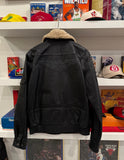 Harley-Davidson Men's Military Style  Black Leather Bomber Jacket Sz M