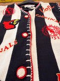 University of Louisville Cardinals Embroidered Sweater Vest Sz M
