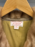 Vintage Filson Waxed Lined Vest with Fur Collar Sz L Made in USA