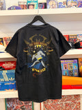 Vintage 1994 Batman The Dark Knight T-Shirt Giant Tag Sz L Front and Back Graphics