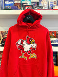 Vintage University of Louisville Cardinals Hoodie Sz L Made in USA