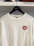 Vintage University of Louisville Cardinals Embroidered White Long Sleeve T-Shirt Sz L