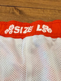 Kanye West × Takashi Murakami 2007  Graduation Dropout Bear Swim Shorts Sz L