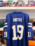 NWT Baltimore Colts Johnny Unitas #19 Reebok Jersey Sz XXL