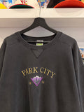 Vintage Park City Utah Embroidered Sweatshirt Sz XL Made in USA