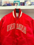 Vintage Indiana Hoosiers Embroidered Starter Satin Bomber Jacket Sz M/L Made in USA