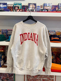 Vintage Indiana University Gray Sweatshirt Sz L