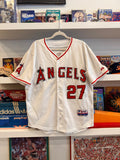Mike Trout #27 Los Angeles Angels MLB Majestic Jersey Sz 48/L/XL