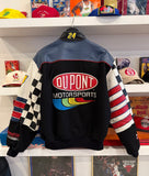 Vintage 90s Jeff Gordon Winston Cup NASCAR Jeff Hamilton Design Reversible Leather Racing Chase Authentics Jacket Sz S/M