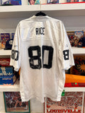 Vintage Jerry Rice #80 Oakland Raiders Reebok Jersey Sz XL